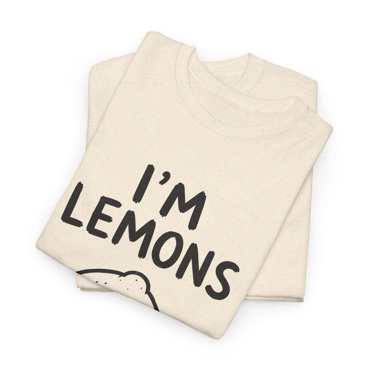 Baumwolle T-Shirt Unisex - I'm lemons