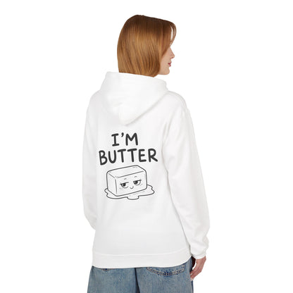 Softstyle Fleece Hoodie Unisex - I'm butter