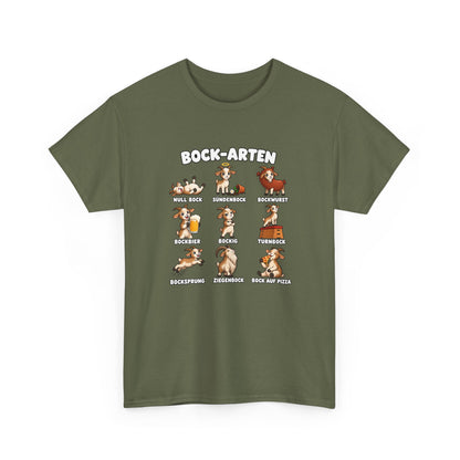 Baumwolle T-Shirt Unisex - Bock-Arten