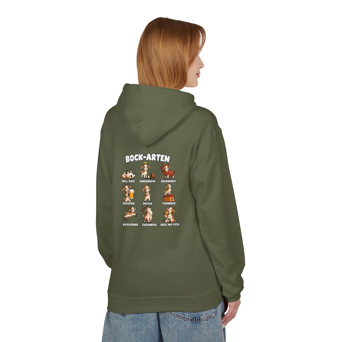 Softstyle Fleece Hoodie Unisex - Bock-Arten