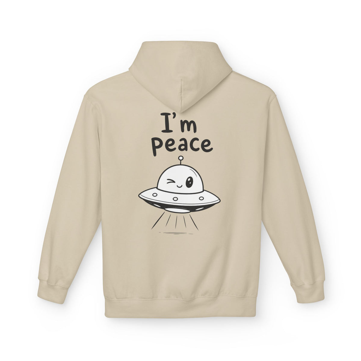 Softstyle Fleece Hoodie Unisex - I'm peace