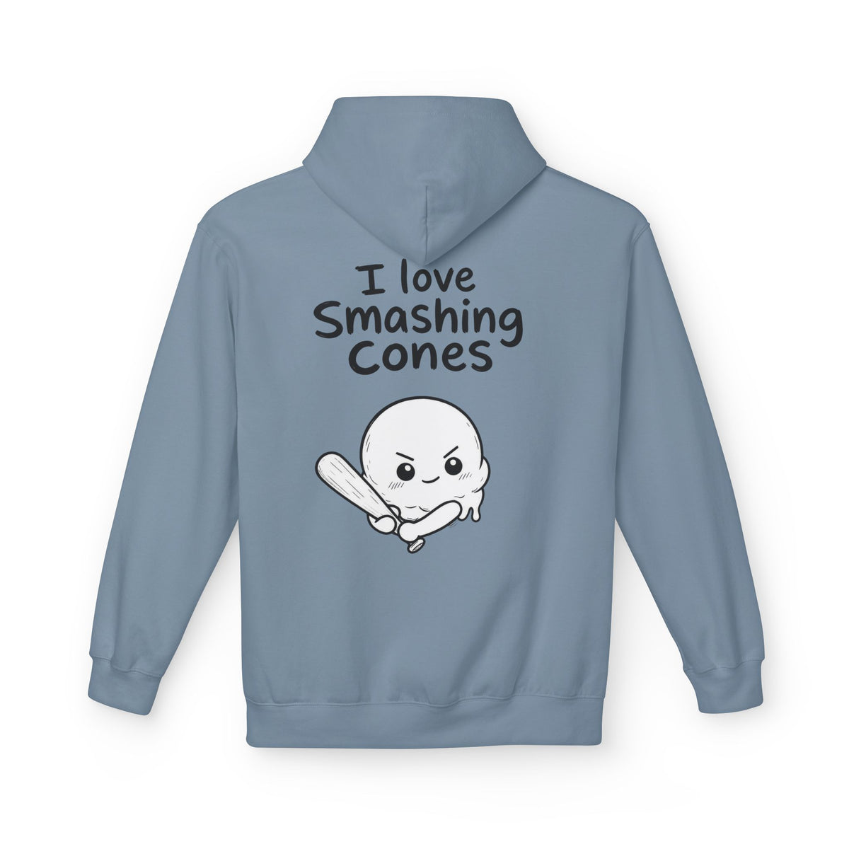 Softstyle Fleece Hoodie Unisex - I love smashing cones