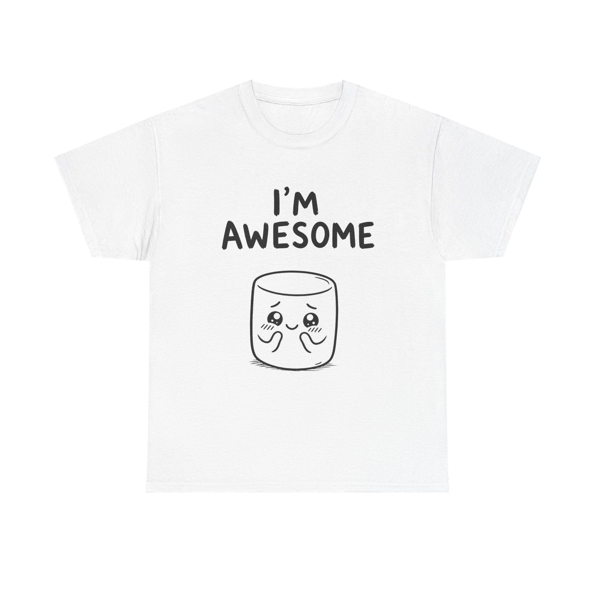 Baumwolle T-Shirt Unisex  - I'm awesome