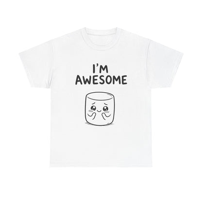 Baumwolle T-Shirt Unisex  - I'm awesome