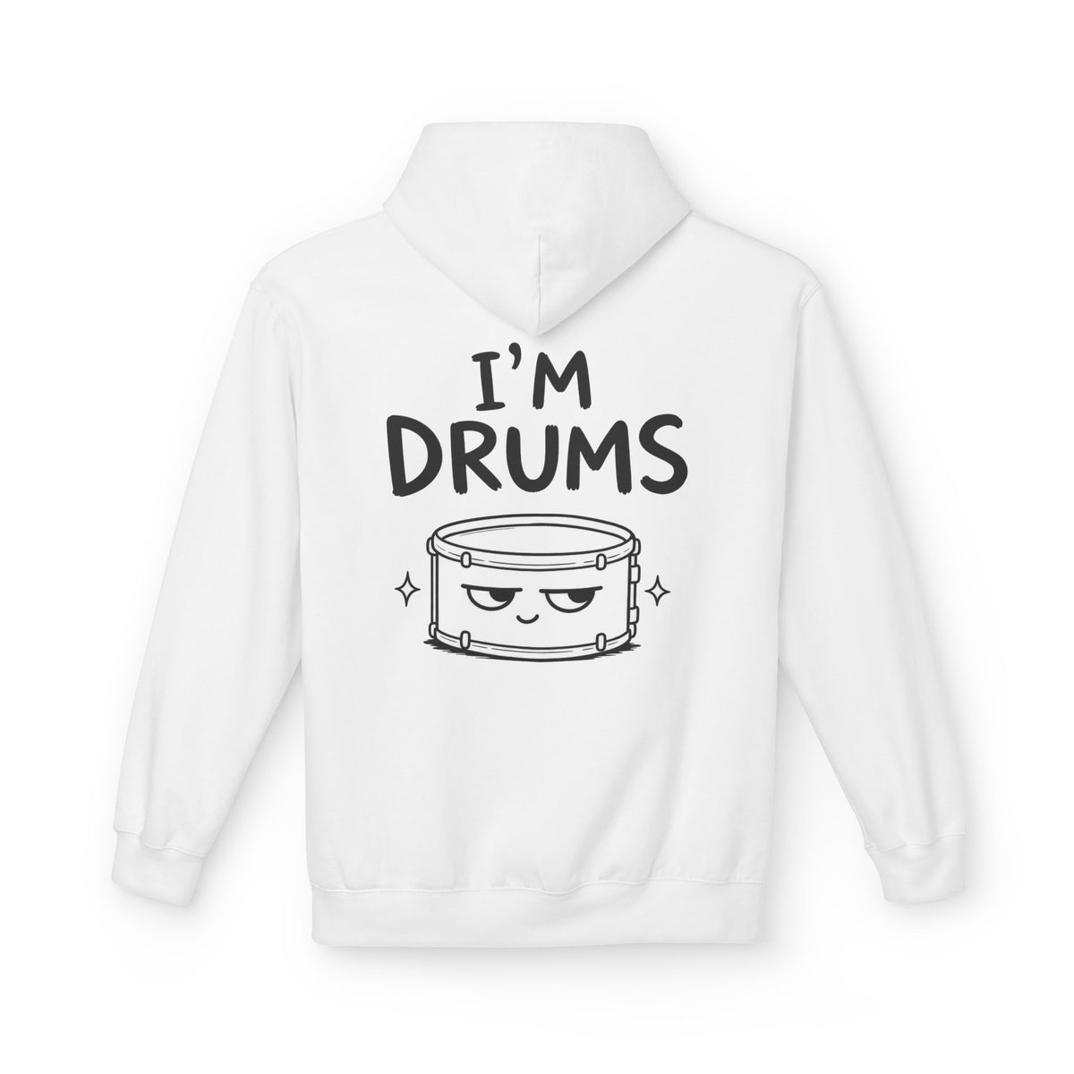 Softstyle Fleece Hoodie Unisex - I'm drums