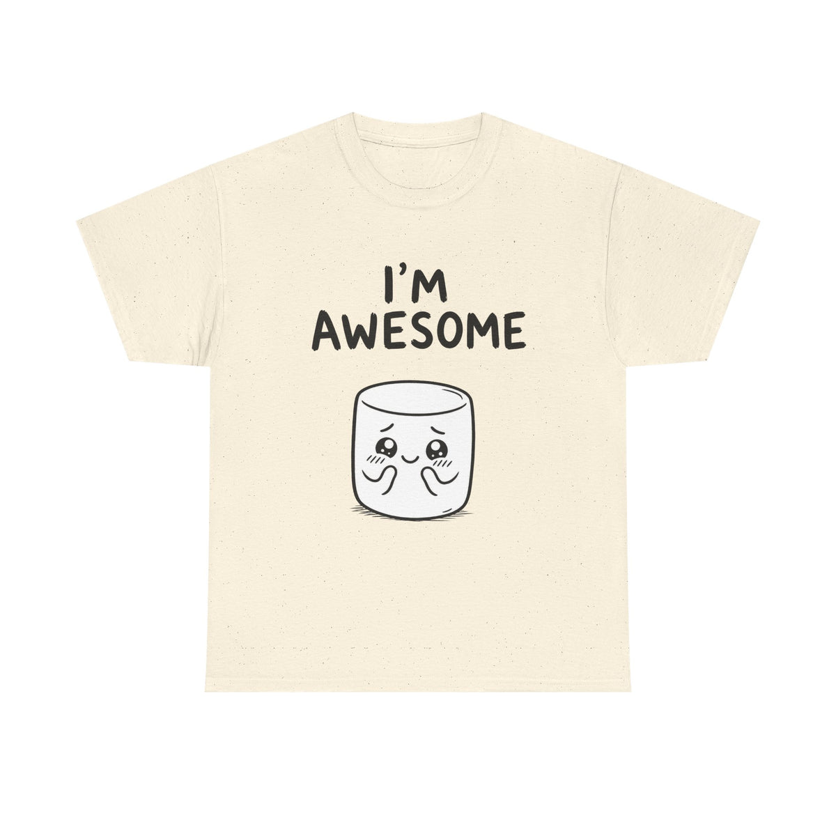 Baumwolle T-Shirt Unisex  - I'm awesome