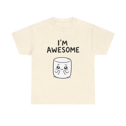 Baumwolle T-Shirt Unisex  - I'm awesome