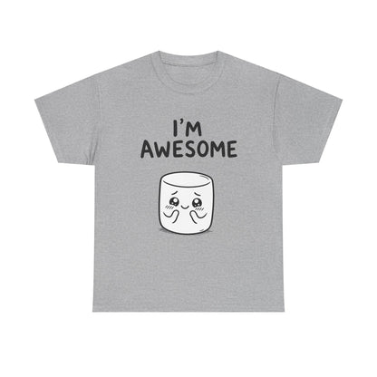 Baumwolle T-Shirt Unisex  - I'm awesome