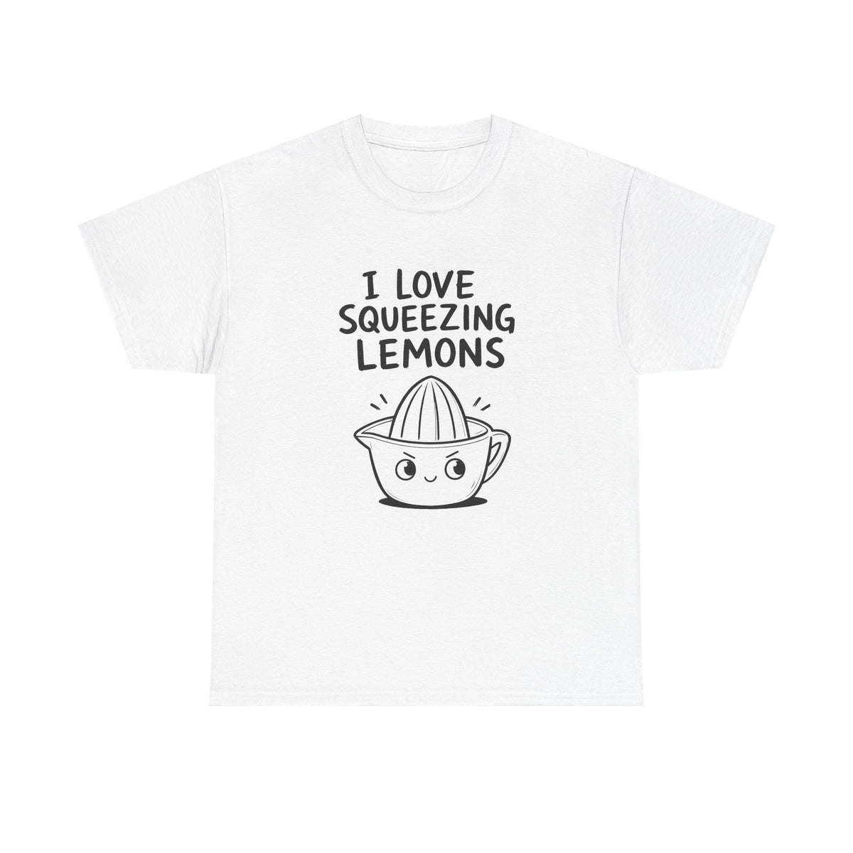 Cotton T-Shirt Unisex - I love squeezing lemons