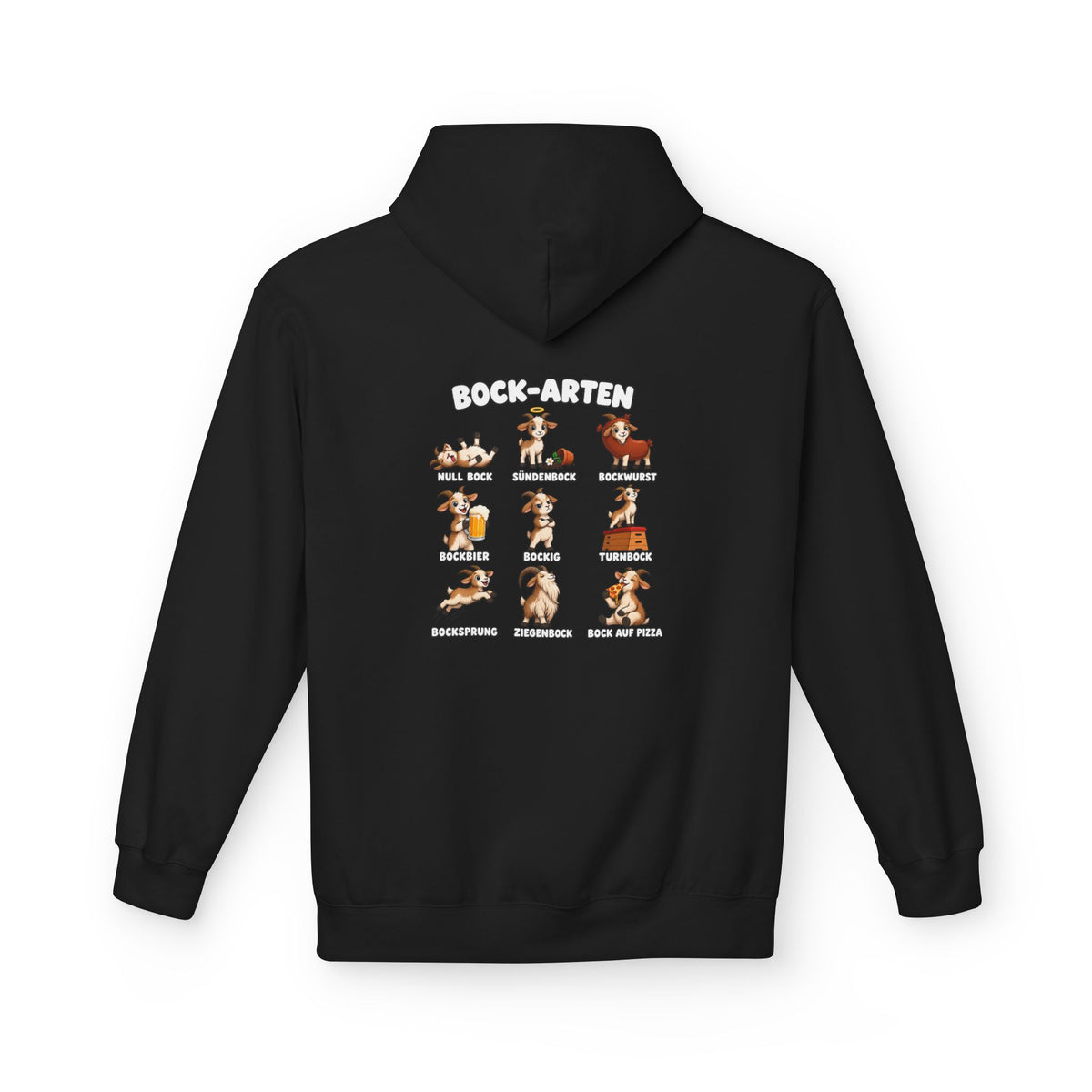 Softstyle Fleece Hoodie Unisex - Bock-Arten