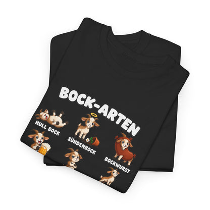 Baumwolle T-Shirt Unisex - Bock-Arten