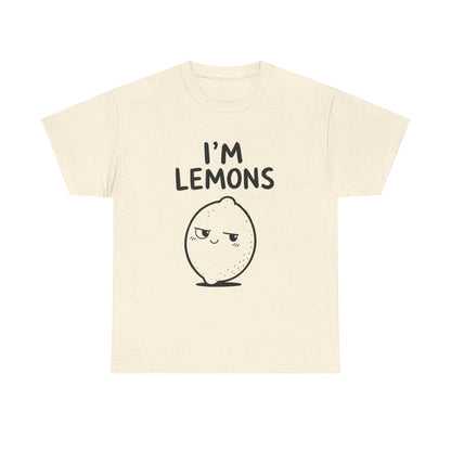 Baumwolle T-Shirt Unisex  - I'm lemons