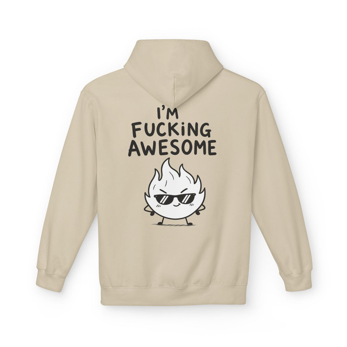 Softstyle Fleece Hoodie Unisex - I'm f*cking awesome