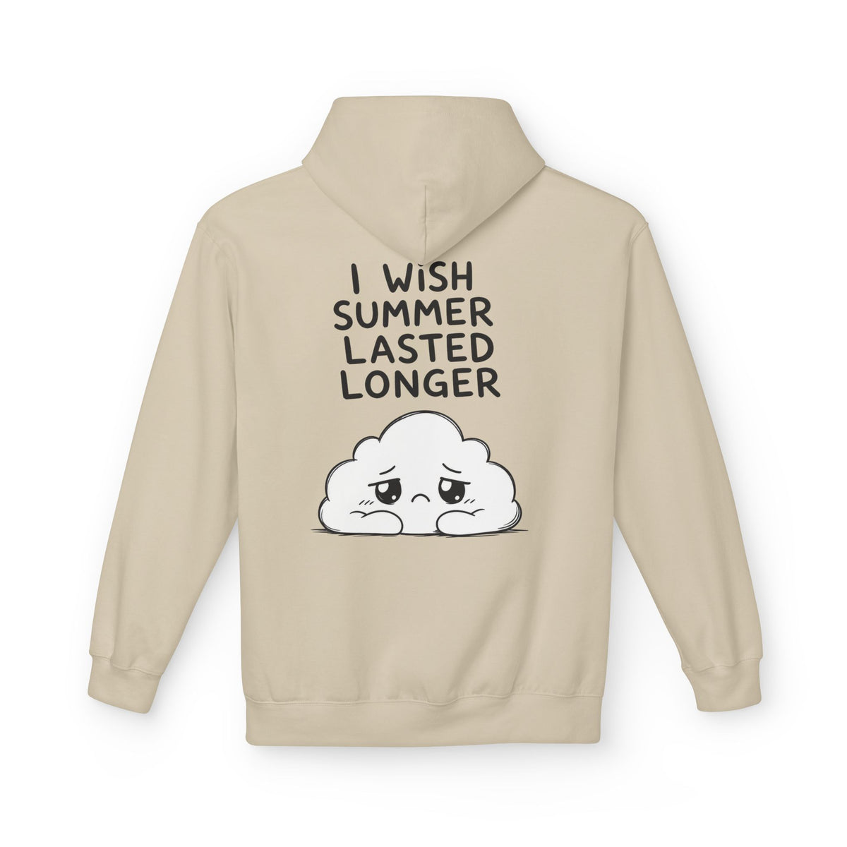 Softstyle Fleece Hoodie Unisex - I wish summer lasted longer
