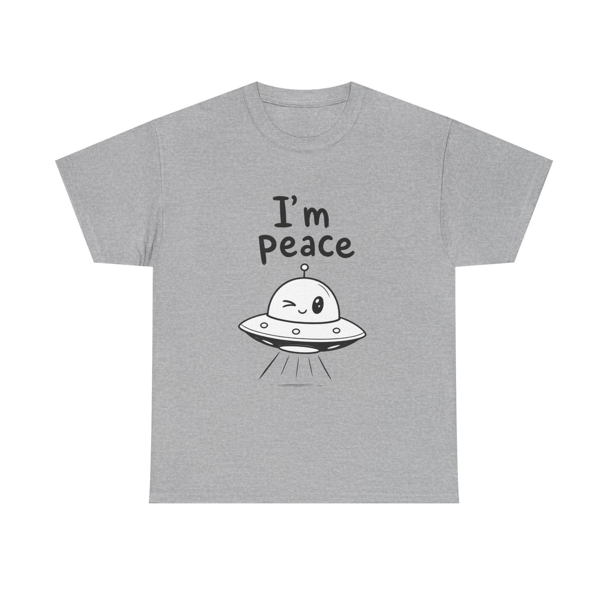 Cotton T-shirt Unisex - I'm peace