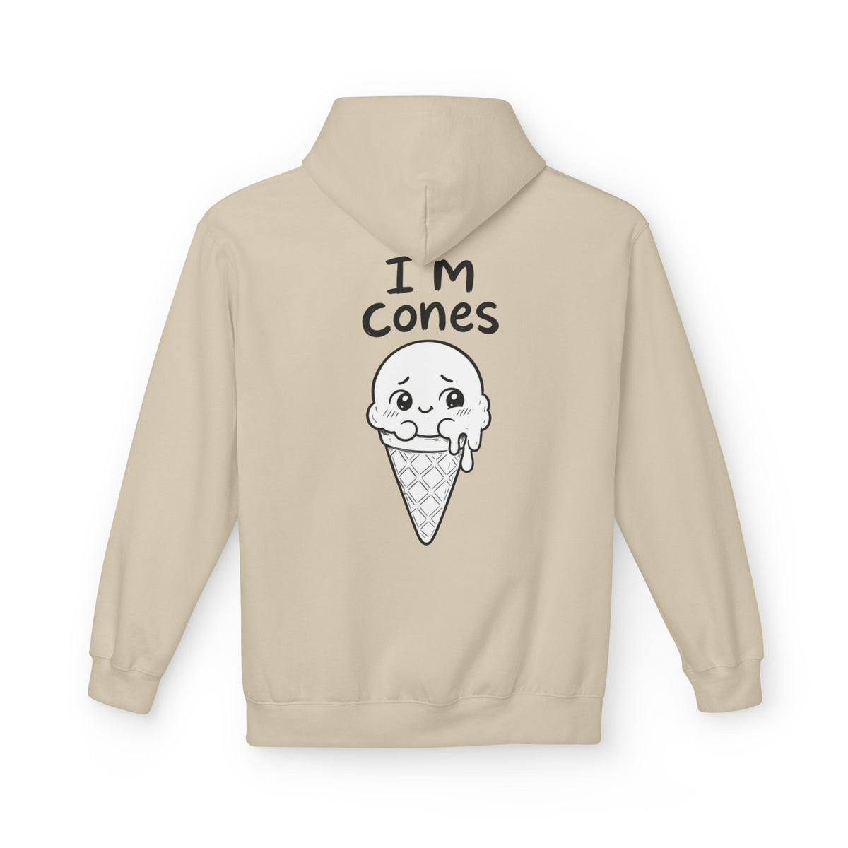Softstyle Fleece Hoodie Unisex - I'm cones