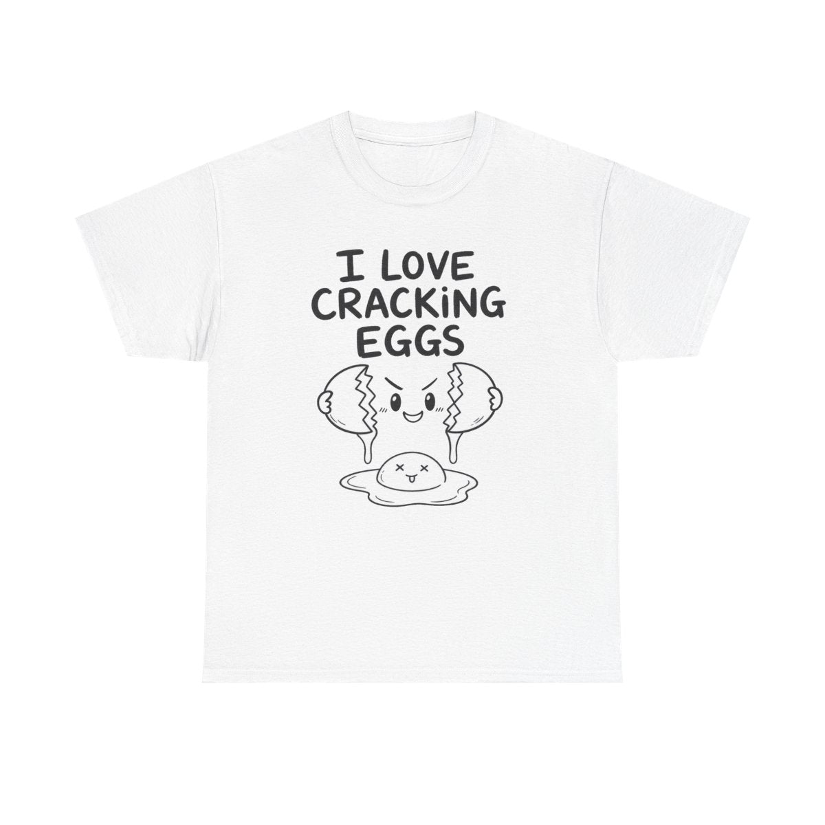 I love cracking eggs – White