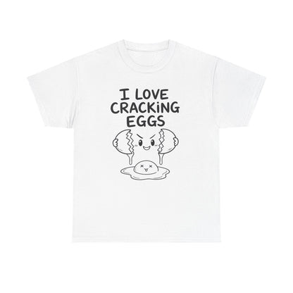 I love cracking eggs – White