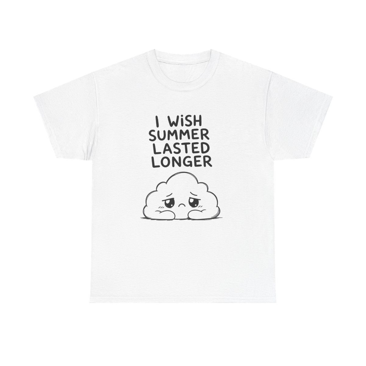 I wish summer lasted longer – White