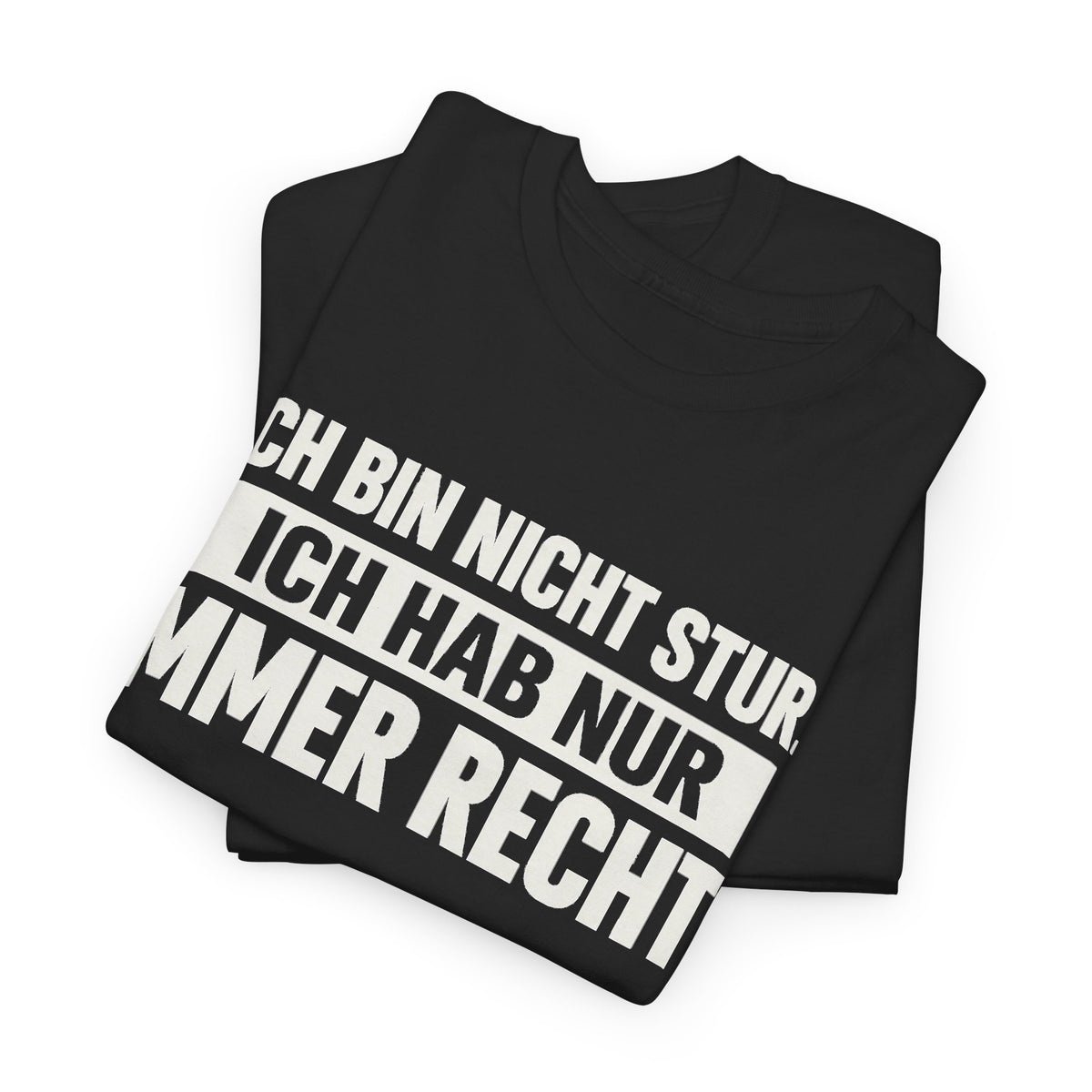 Ich bin nicht stur – gefaltet