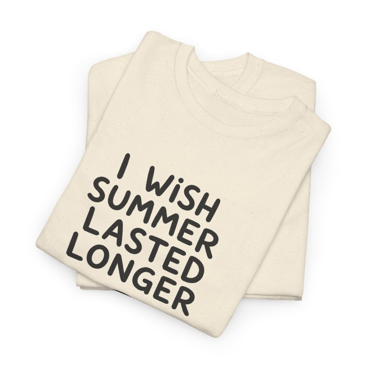 I wish summer lasted longer – gefaltet