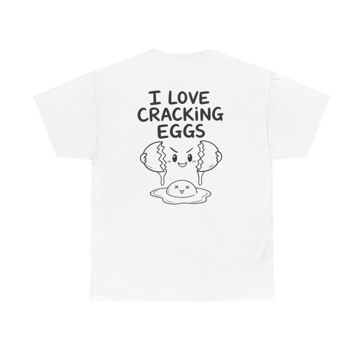 I love cracking eggs – White