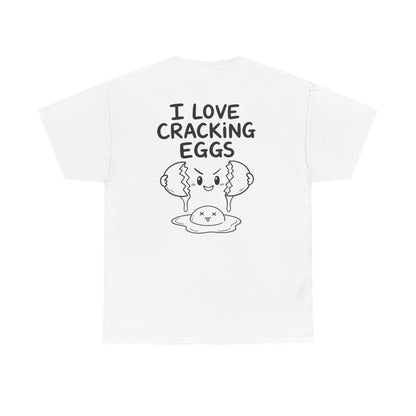 I love cracking eggs – White