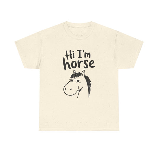 Hi I'm horse – Natural