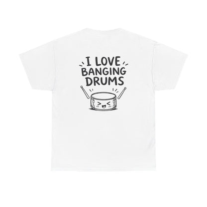 I love banging drums – White