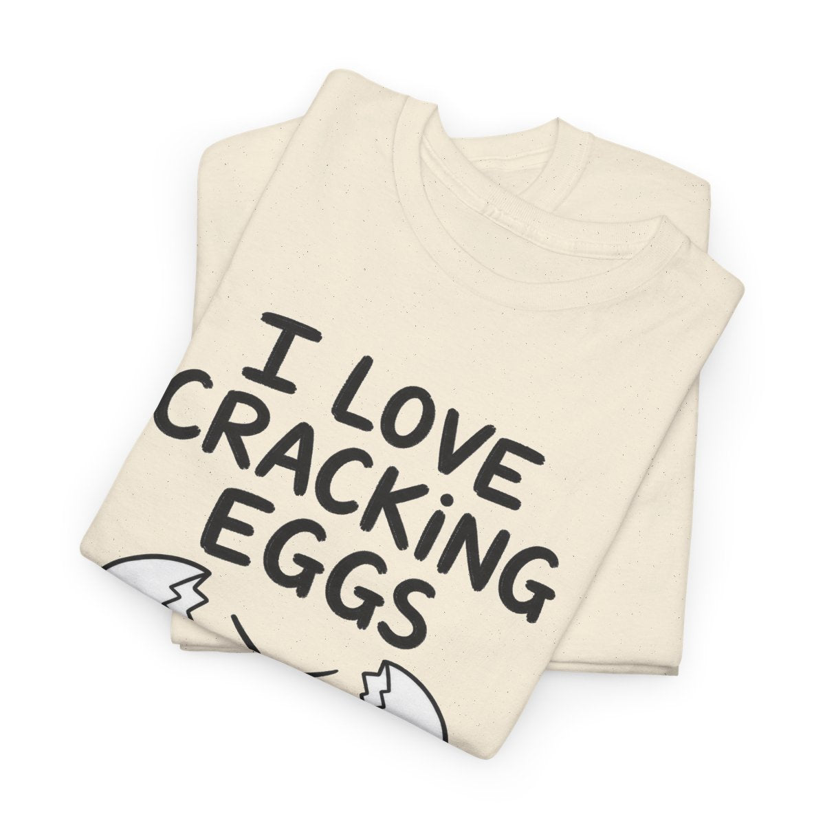 I love cracking eggs – gefaltet