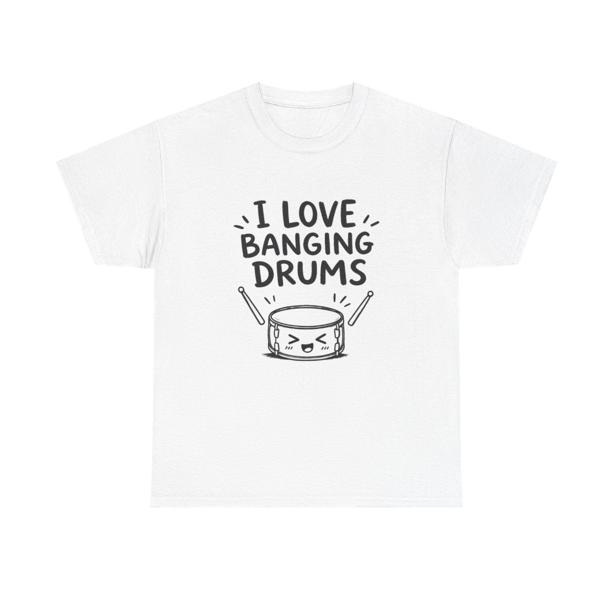 I love banging drums – White