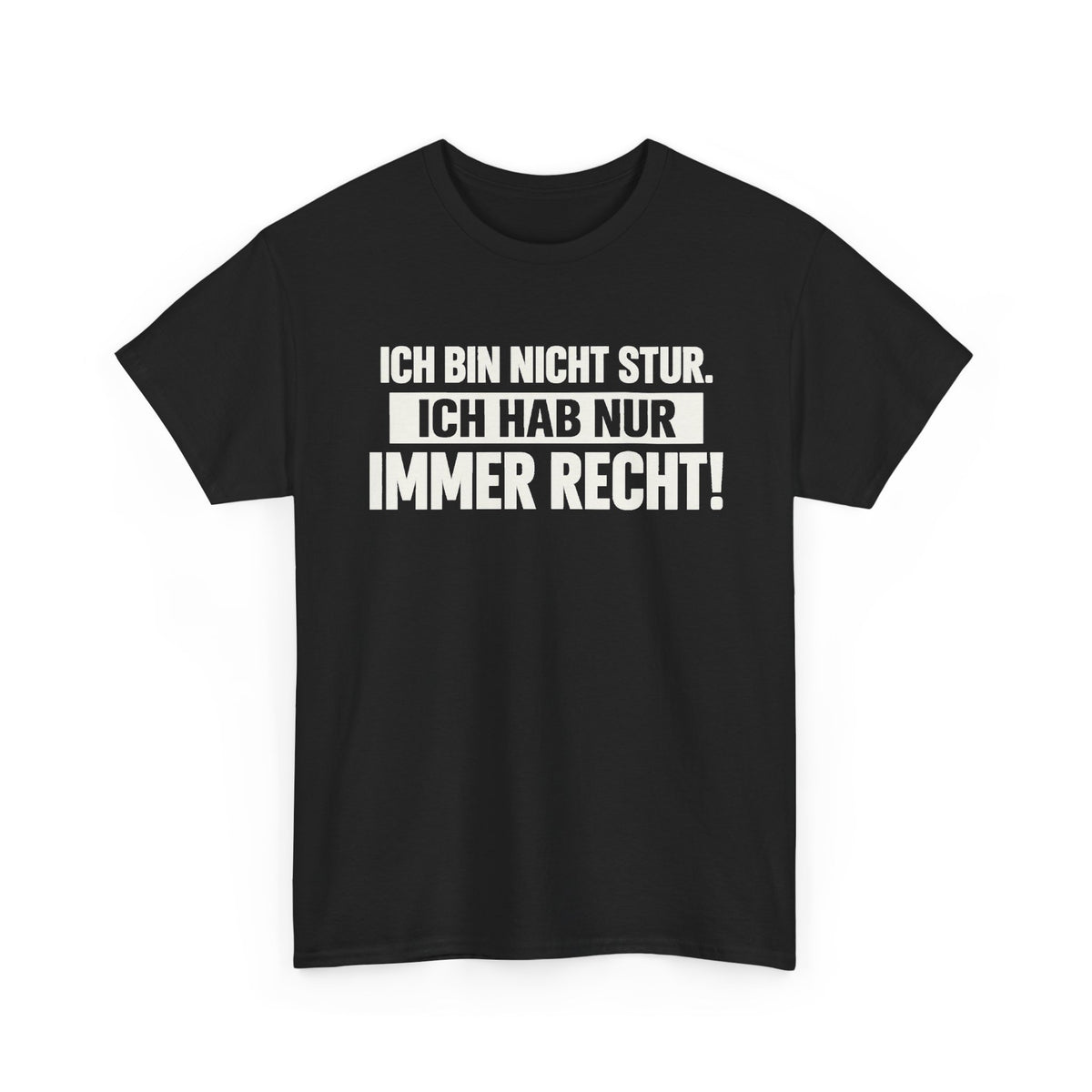 Ich bin nicht stur – Black