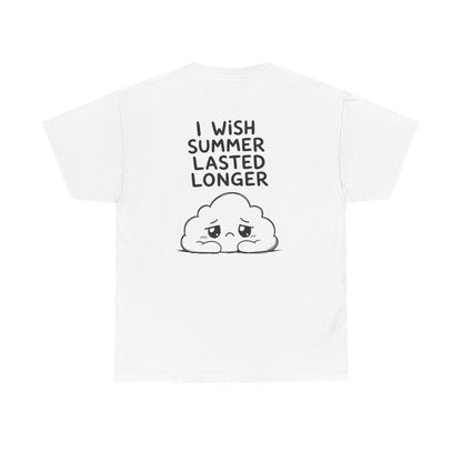 I wish summer lasted longer – White